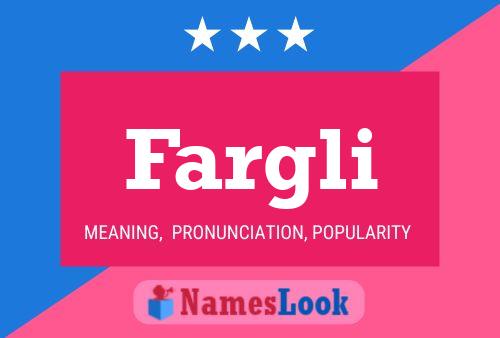 ملصق اسم Fargli