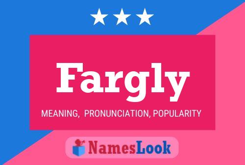 ملصق اسم Fargly