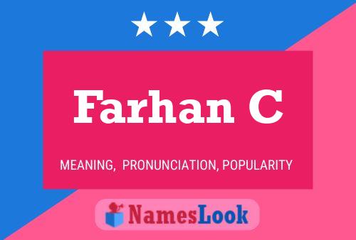 ملصق اسم Farhan C