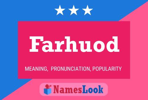 ملصق اسم Farhuod