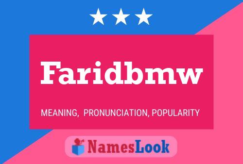 ملصق اسم Faridbmw