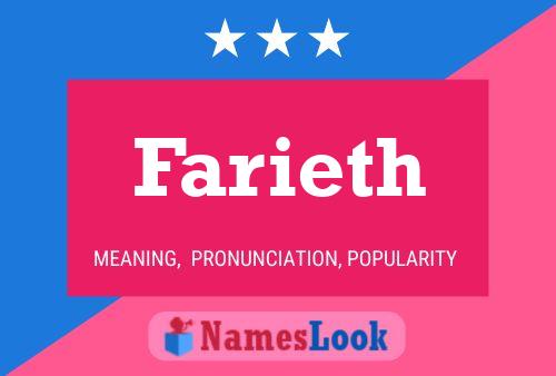 ملصق اسم Farieth