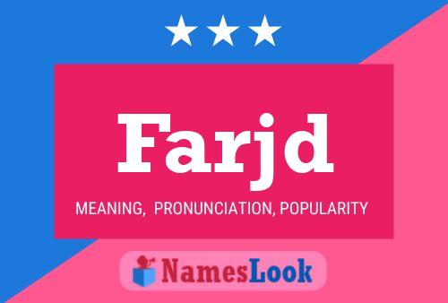 ملصق اسم Farjd