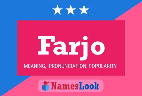 ملصق اسم Farjo