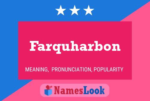 ملصق اسم Farquharbon