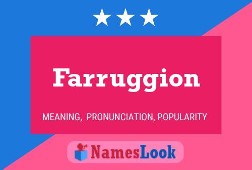 ملصق اسم Farruggion