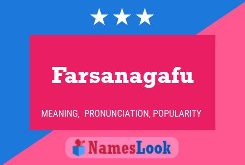 ملصق اسم Farsanagafu