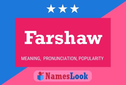 ملصق اسم Farshaw