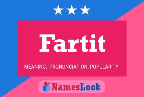 ملصق اسم Fartit