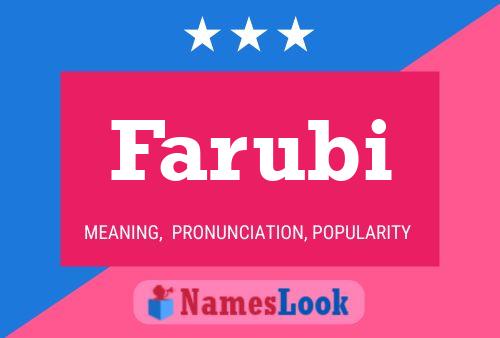 ملصق اسم Farubi