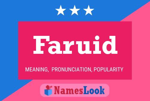 ملصق اسم Faruid