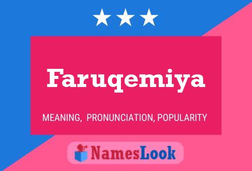 ملصق اسم Faruqemiya