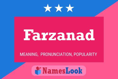 ملصق اسم Farzanad