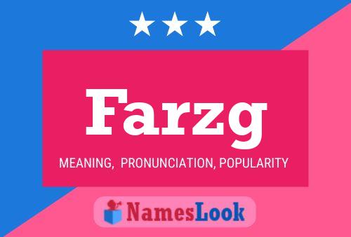 ملصق اسم Farzg