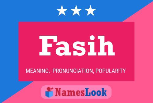 ملصق اسم Fasih