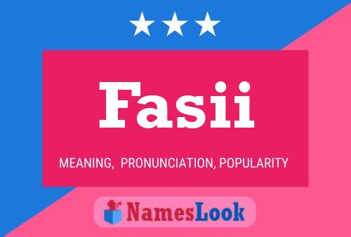 ملصق اسم Fasii