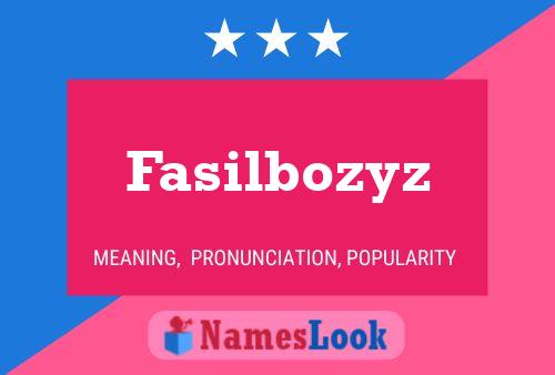 ملصق اسم Fasilbozyz