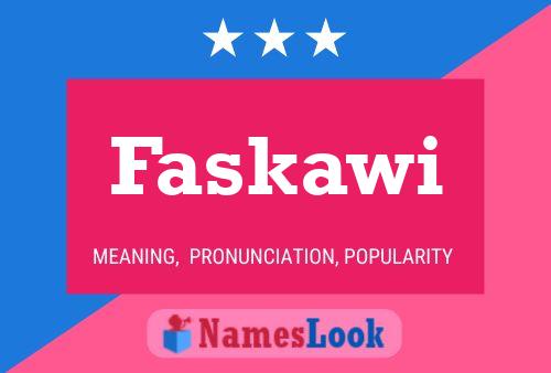 ملصق اسم Faskawi