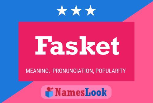 ملصق اسم Fasket