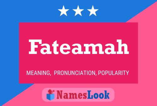 ملصق اسم Fateamah