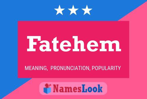 ملصق اسم Fatehem