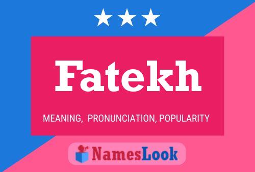 ملصق اسم Fatekh