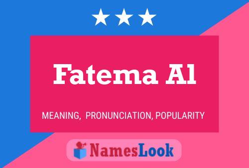 ملصق اسم Fatema Al