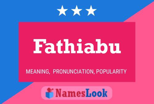 ملصق اسم Fathiabu