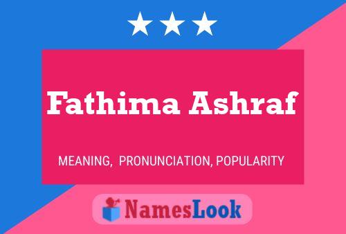 ملصق اسم Fathima Ashraf