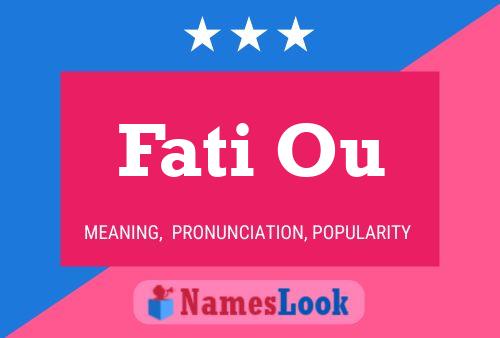 ملصق اسم Fati Ou