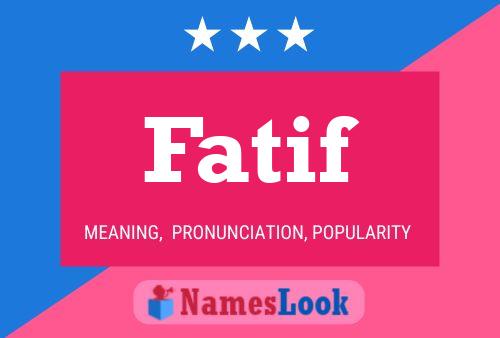 ملصق اسم Fatif