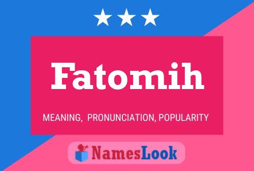 ملصق اسم Fatomih