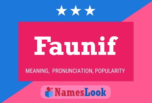 ملصق اسم Faunif