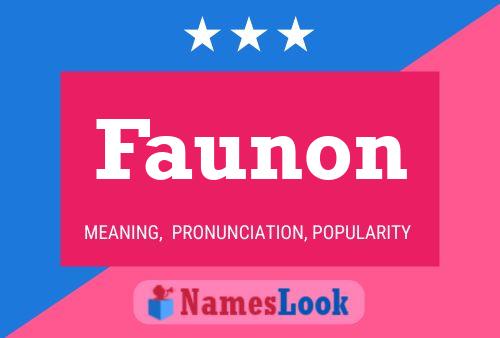 ملصق اسم Faunon