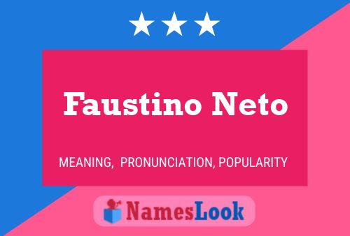 ملصق اسم Faustino Neto