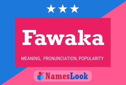 ملصق اسم Fawaka