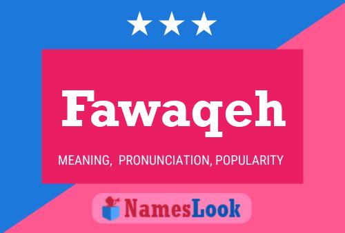 ملصق اسم Fawaqeh