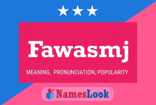 ملصق اسم Fawasmj