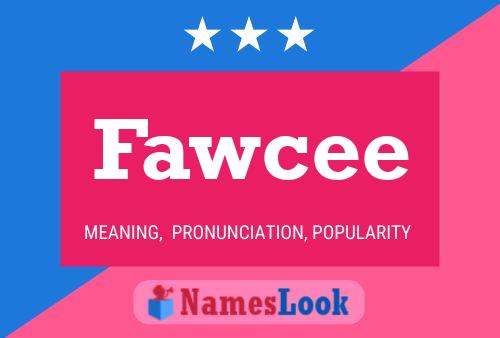 ملصق اسم Fawcee