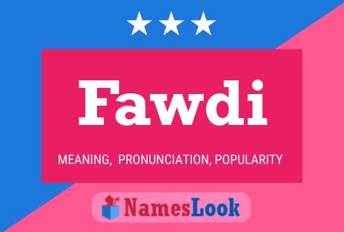 ملصق اسم Fawdi