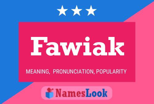 ملصق اسم Fawiak