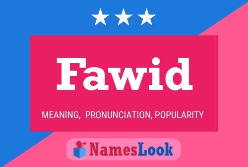 ملصق اسم Fawid