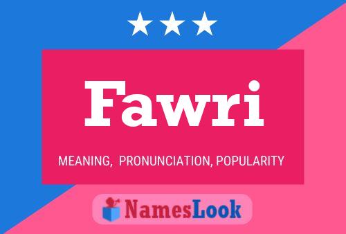 ملصق اسم Fawri