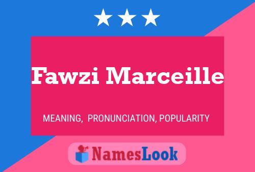 ملصق اسم Fawzi Marceille