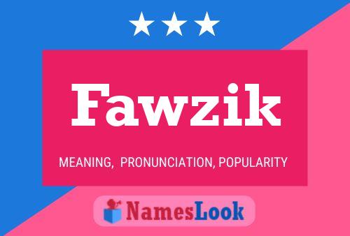 ملصق اسم Fawzik