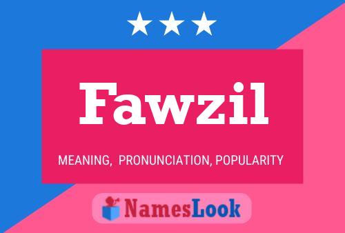 ملصق اسم Fawzil