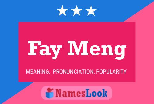 ملصق اسم Fay Meng