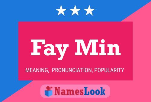 ملصق اسم Fay Min