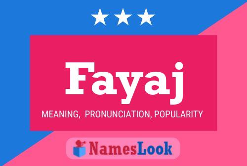 ملصق اسم Fayaj