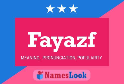 ملصق اسم Fayazf